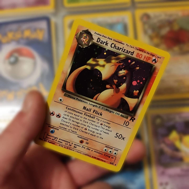 Example of Pokemon Card with rounded edges