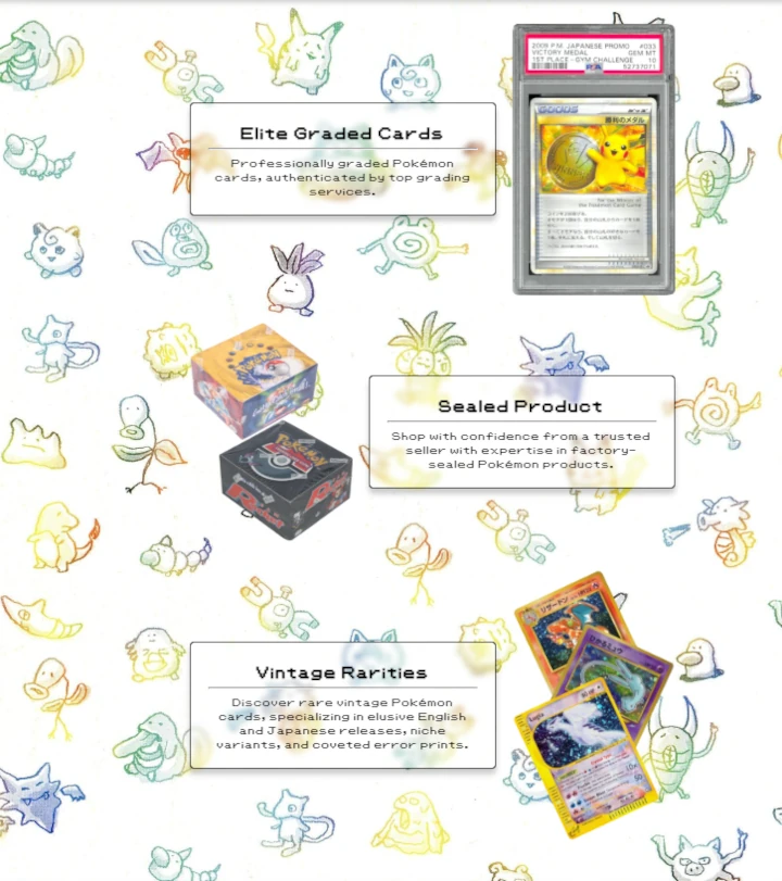 Old Pokémon TCG book background