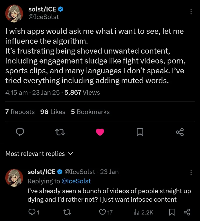 X post by user @IceSolst