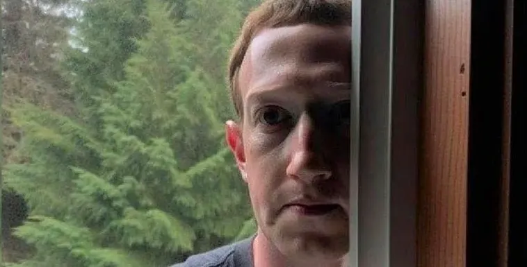Mark Zuckerberg Window Stare